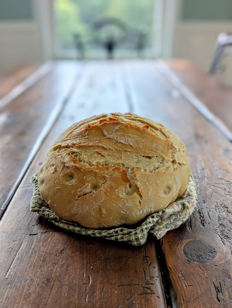 Perfect milk and honey sourdough bread loaf