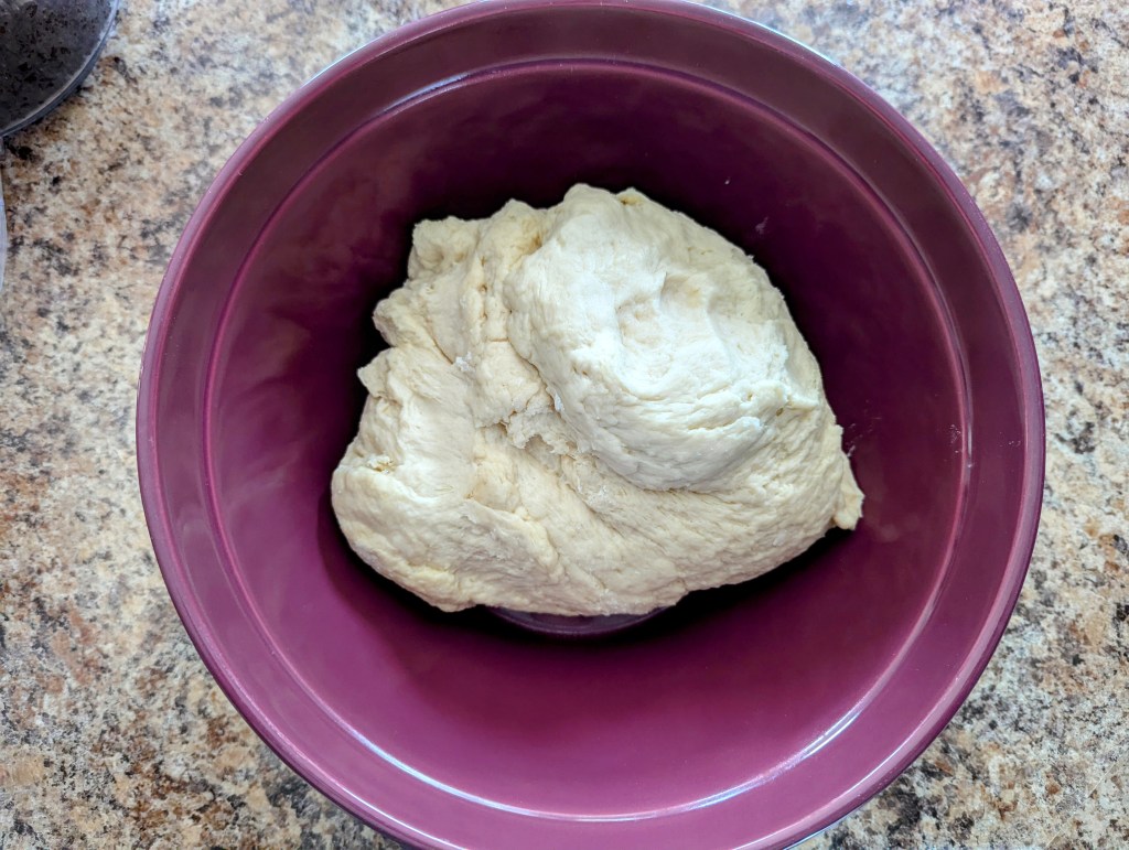 Sourdough buns before bulk ferment