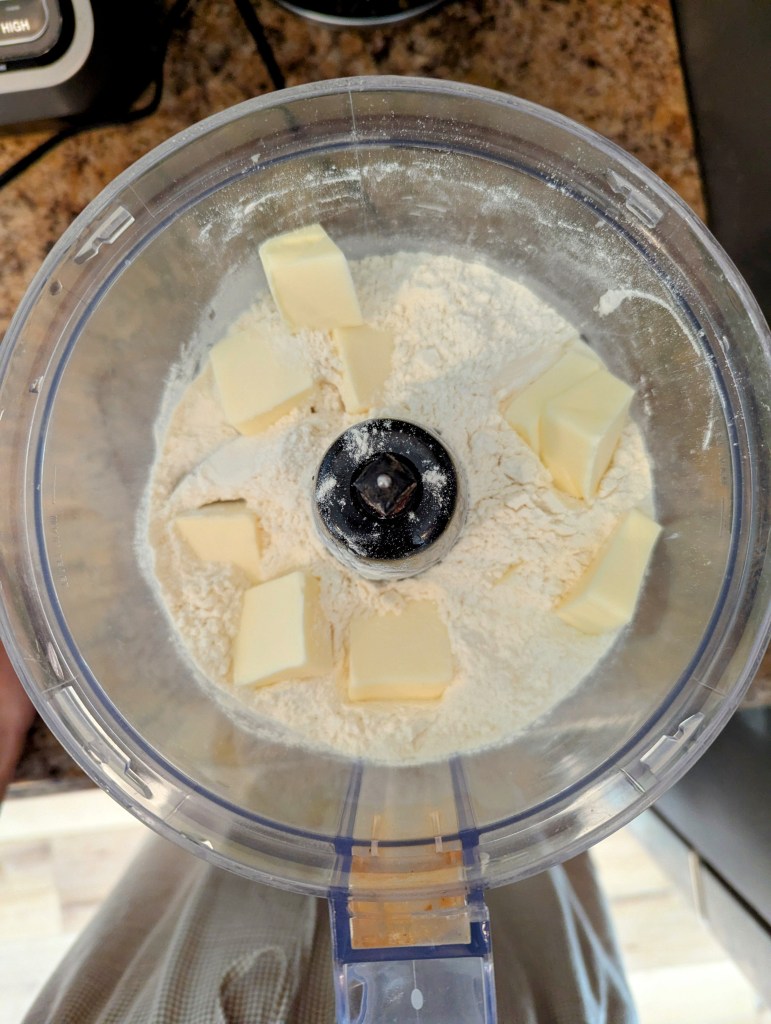 making sourdough biscuits in food processor
