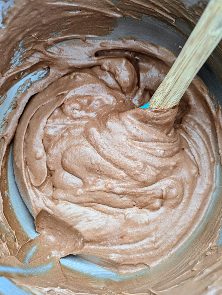 Smoothe chocolate silk pie filling