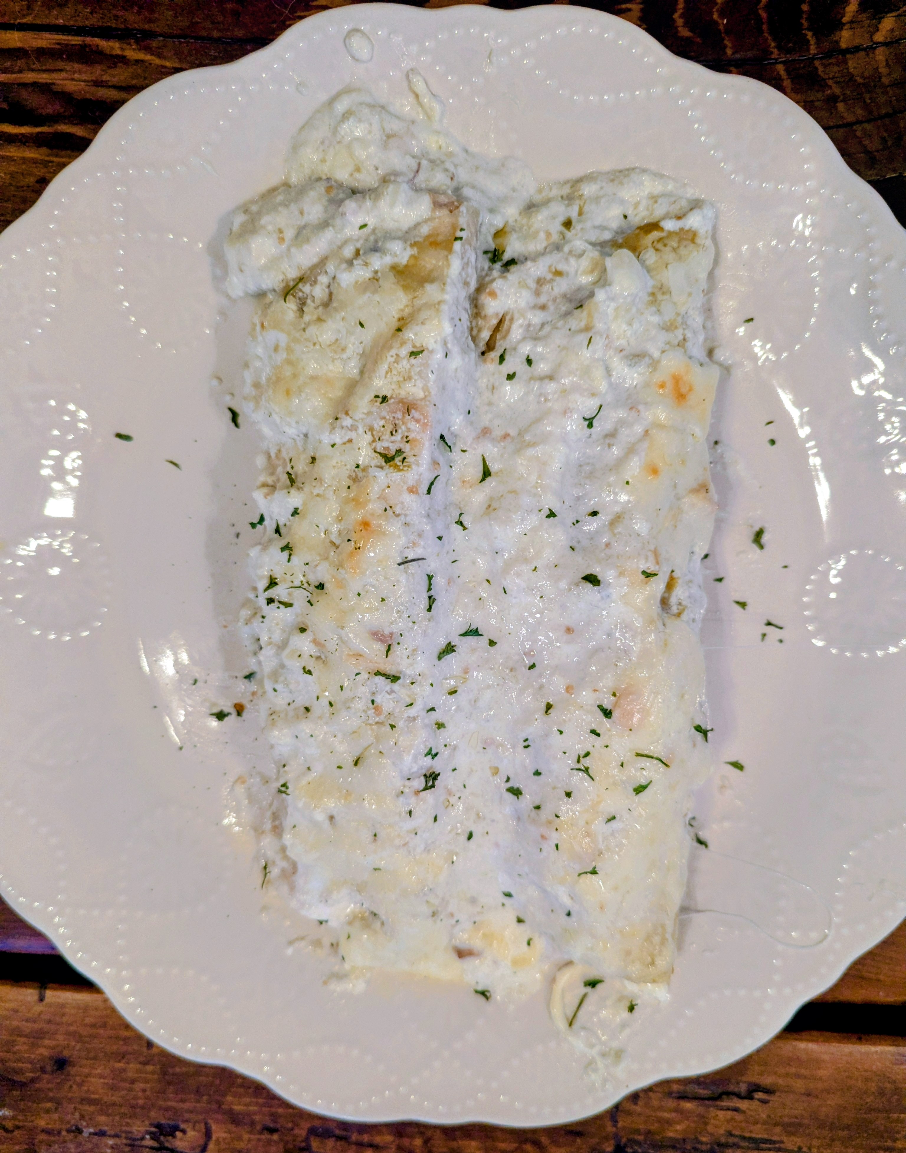 Chicken Enchiladas Verde (Creamy & Easy!)