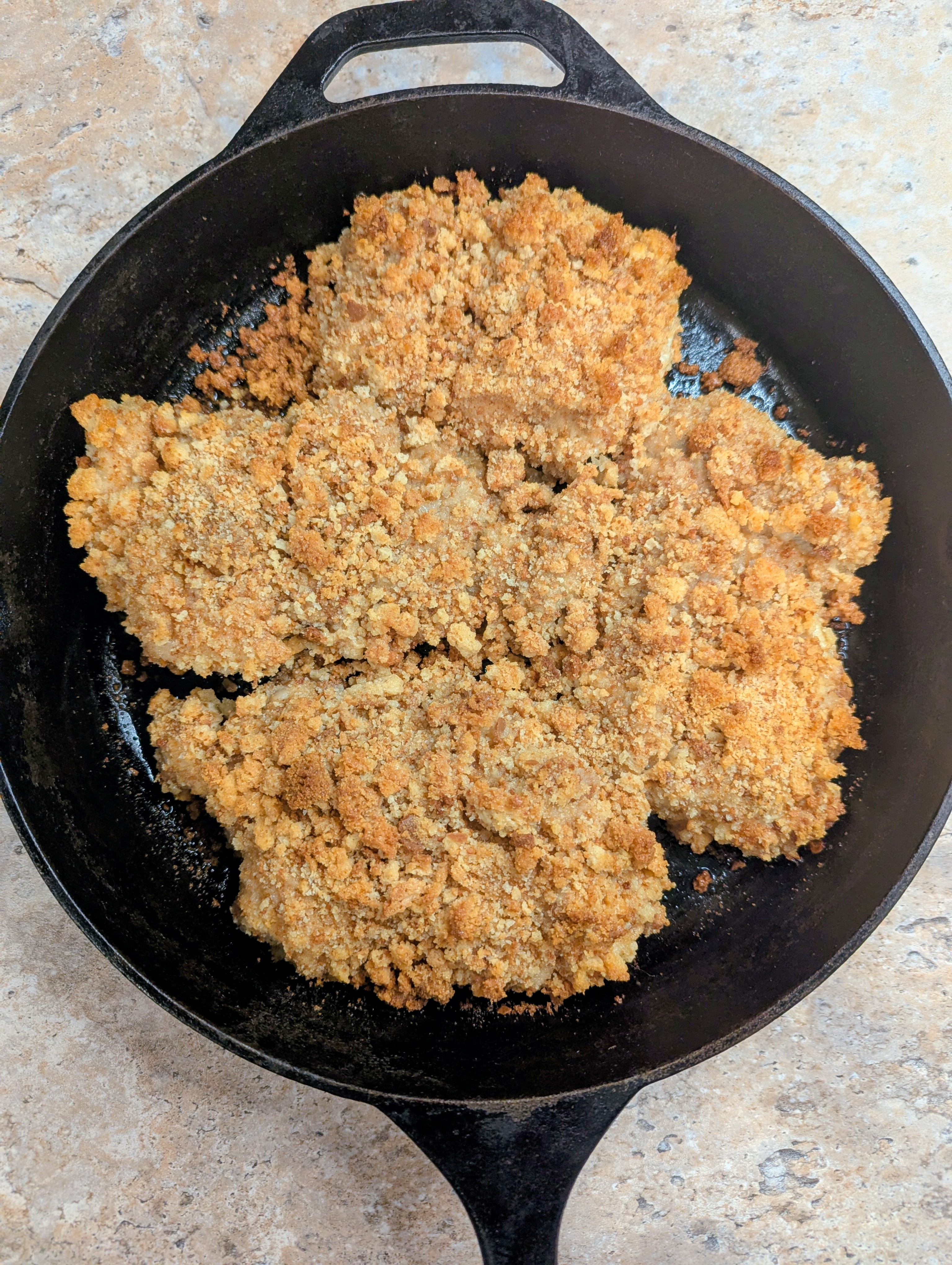 Oven Fried Chicken thighs