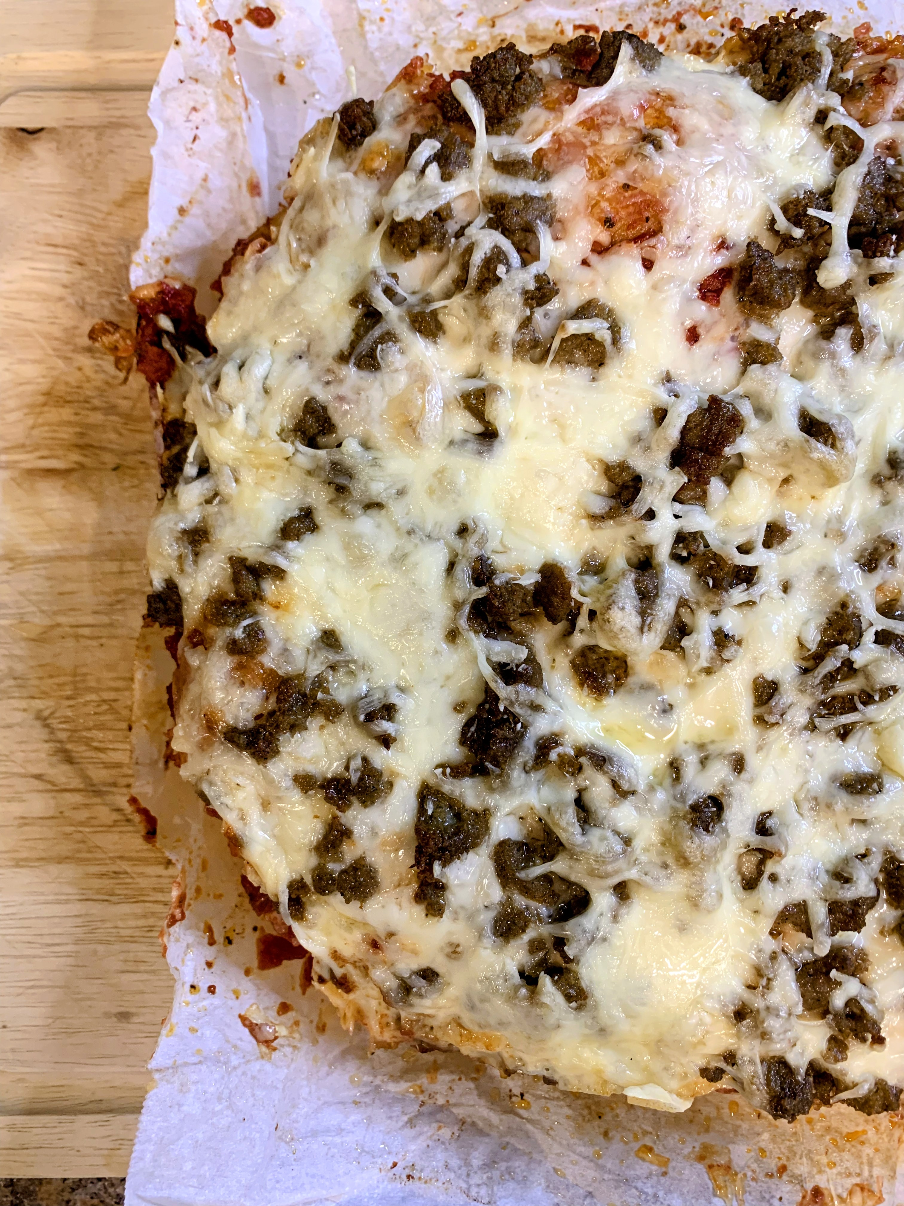 Sourdough Focaccia Pizza (with Homemade Focaccia)