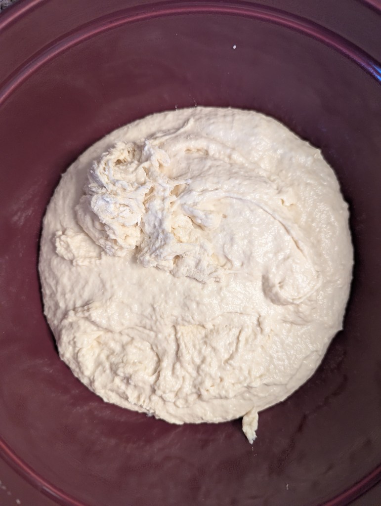 Perfectly hydrated sourdough that won't be gummy