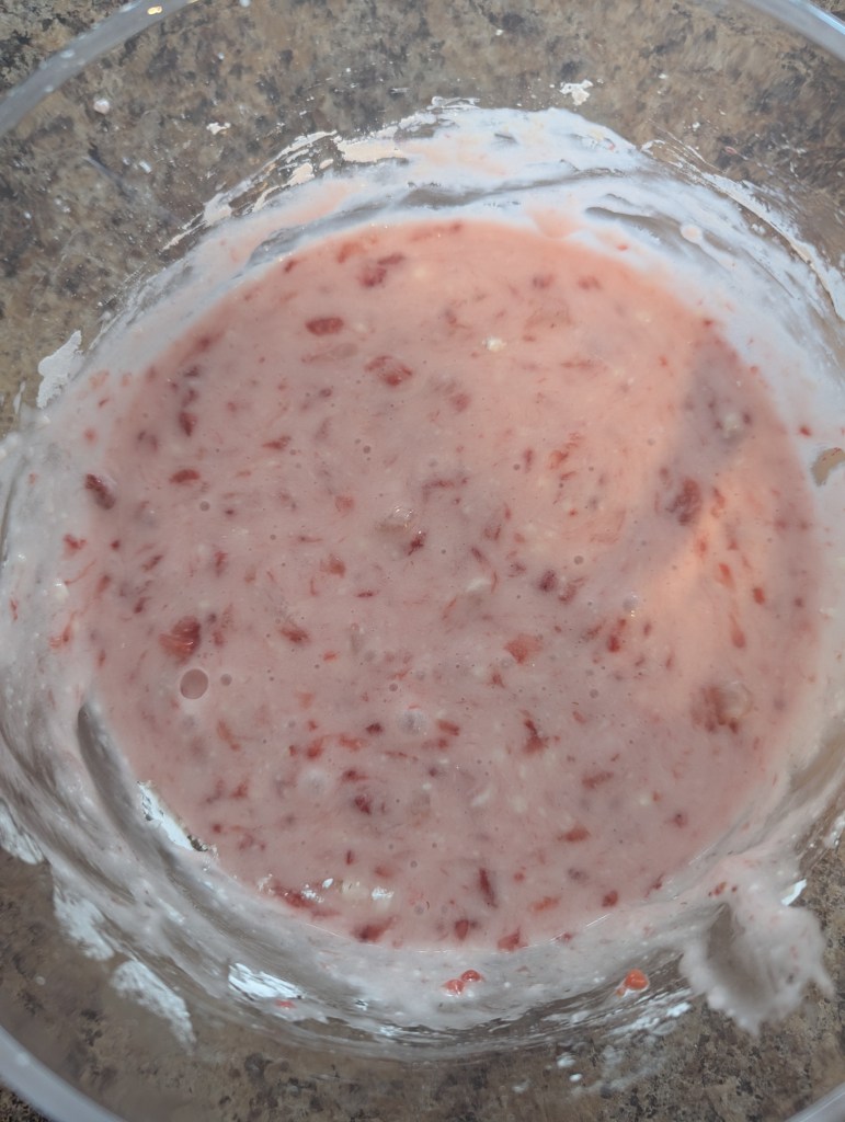 Strawberry glaze for strawberry sourdough bread
