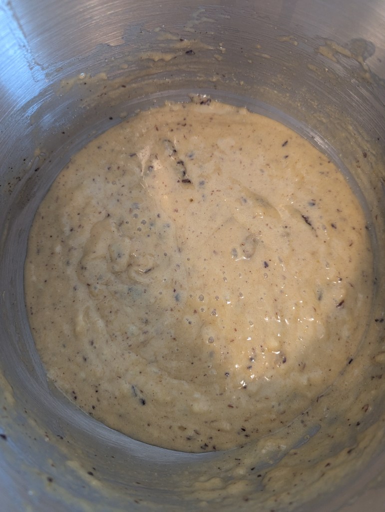 Adding chocolate to gluten-free chocolate chip banana bread