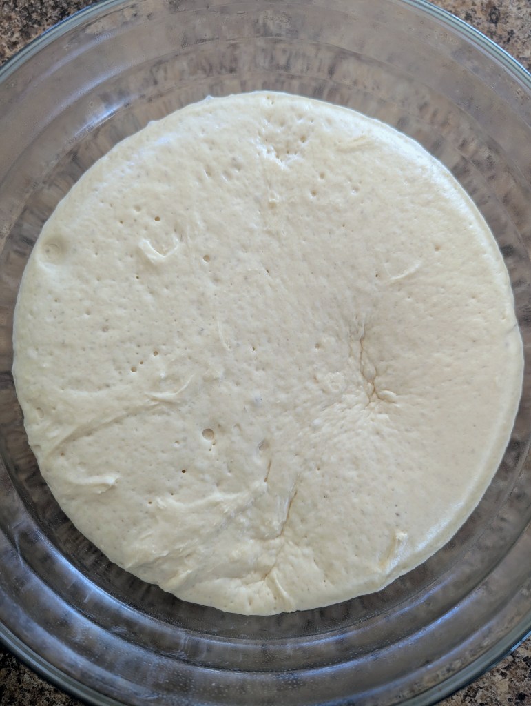 Sourdough discard English muffins recipe after first rise