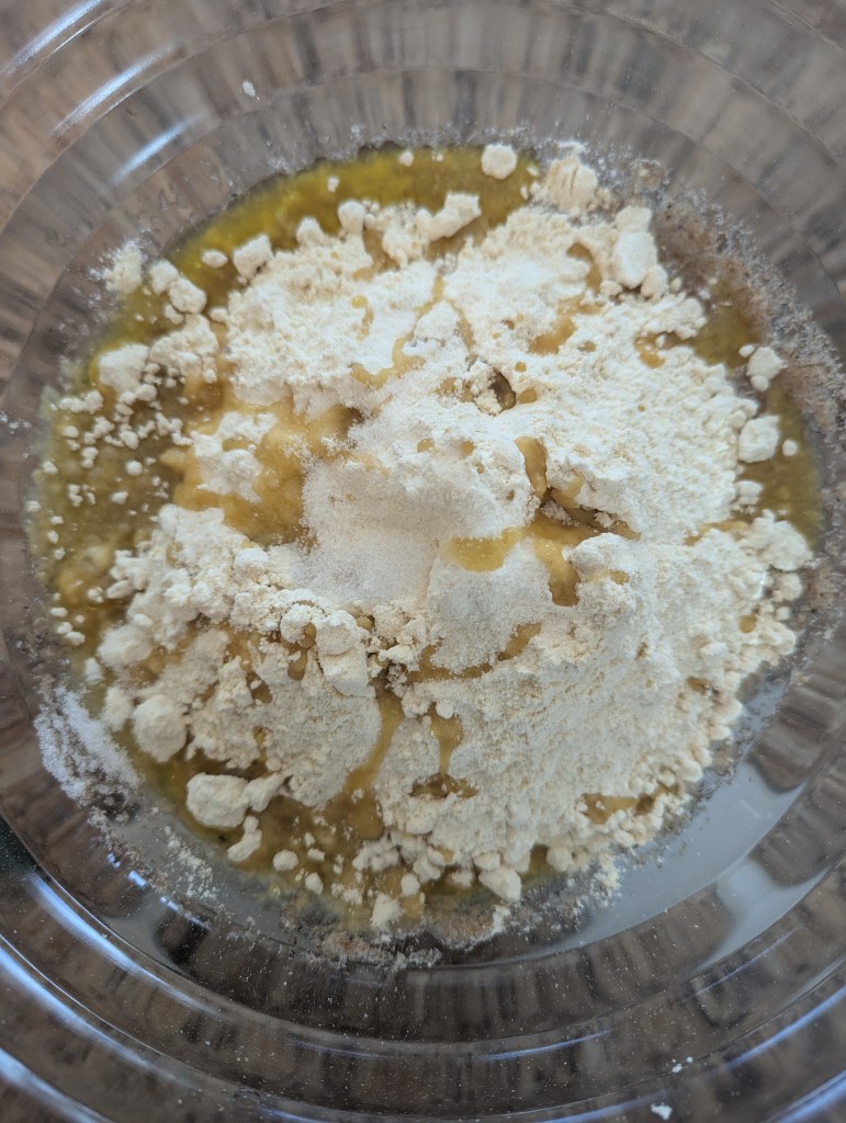 Gluten free flour tortillas recipe before mixing